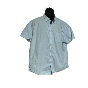 Sonoma Goods for Life Men’s Collared Button Down Blue Shirt Size XL